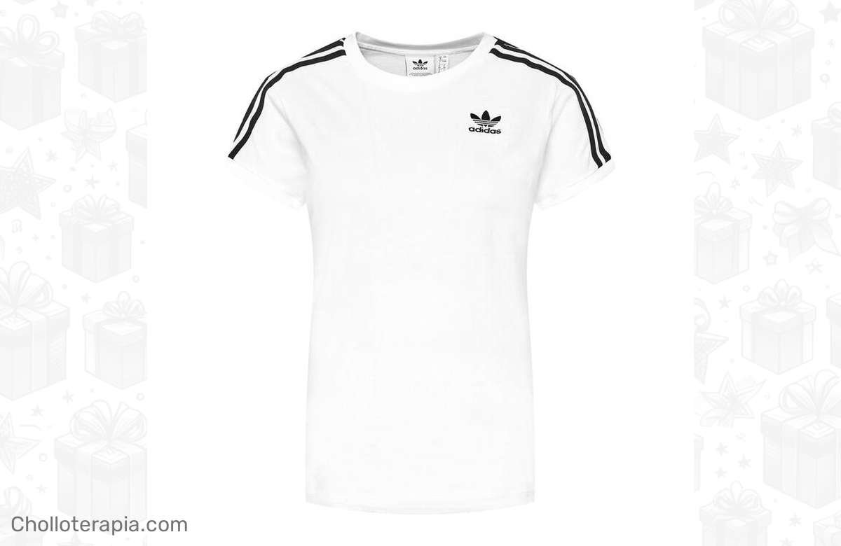 ¡No te quedes sin la camiseta Adidas Blanca para mujer a precio de regalo!