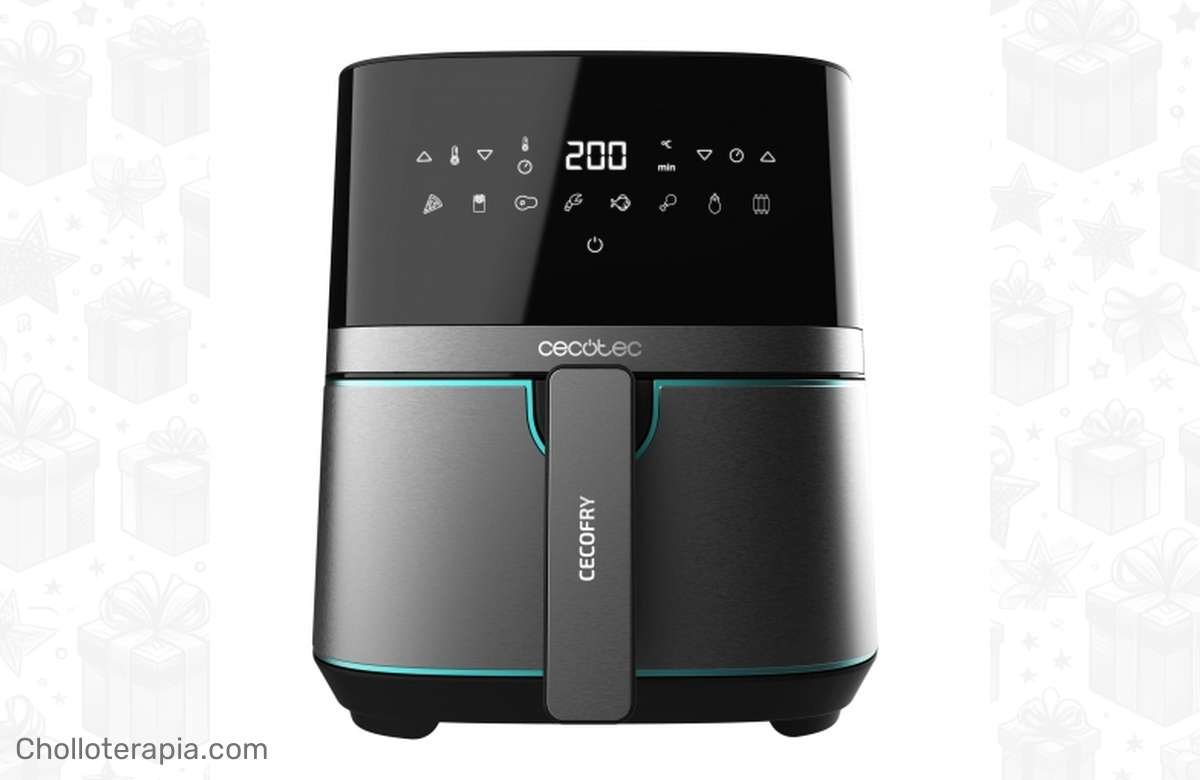 ¡No te quedes sin la freidora de aire Cecotec Cecofry Full Inoxblack 5500 pro a precio de locura! ¡Compra ya!