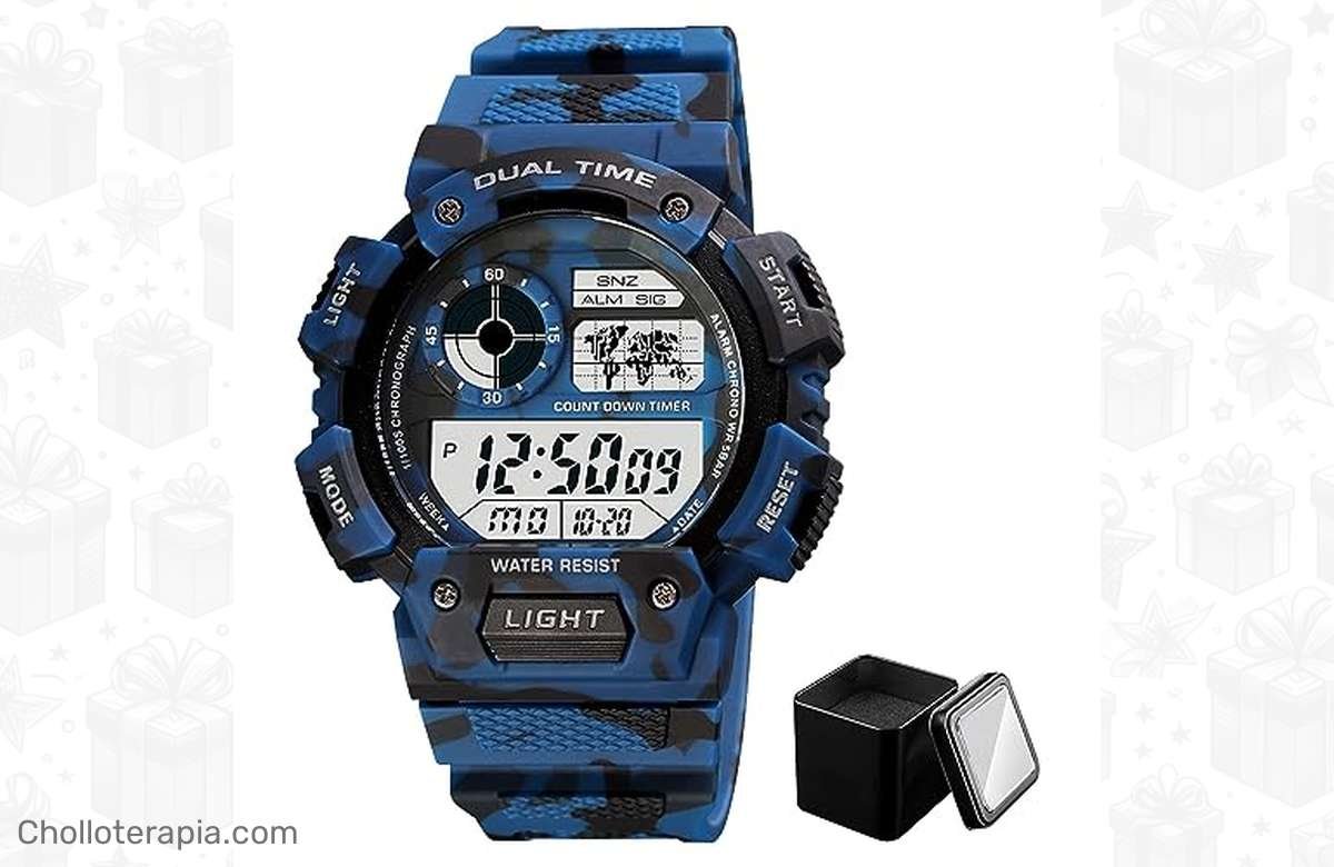 ¡Oferta exclusiva! Reloj digital para hombre resistente al agua ¡Aprovecha ya!