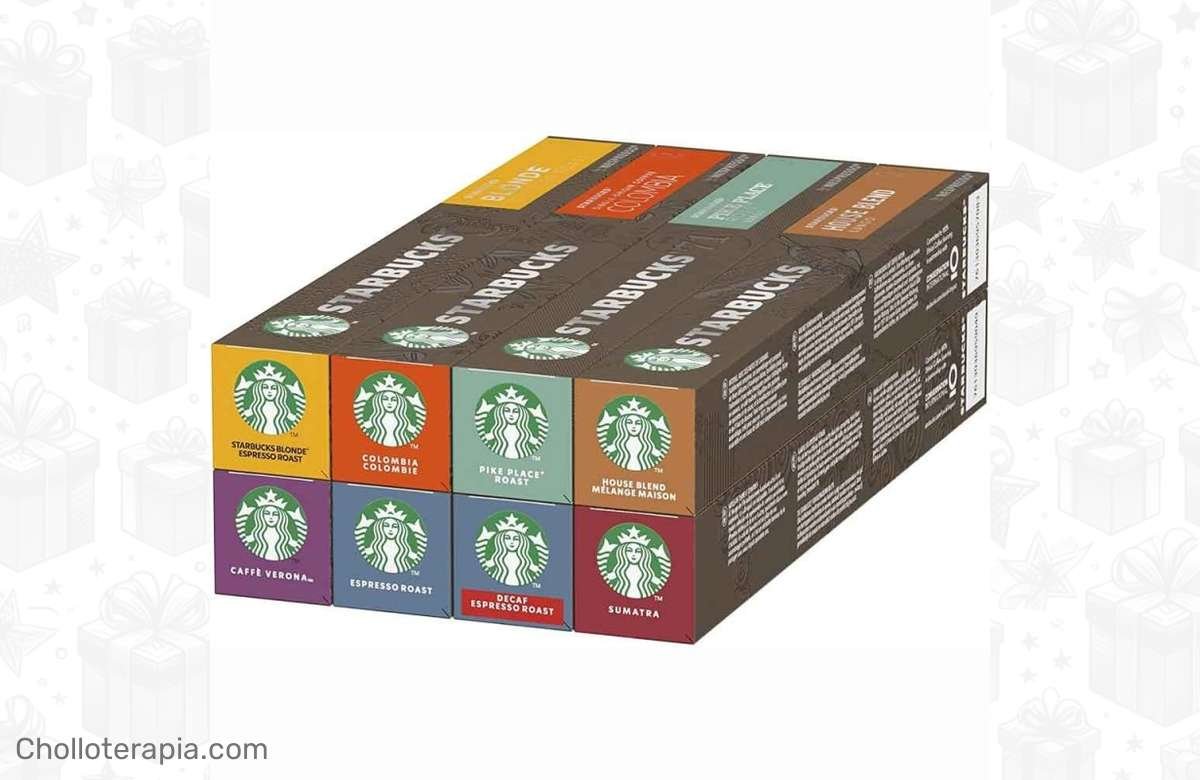 ¡Oferta explosiva! Starbucks Selección 8 tubos 80 cápsulas Nespresso a precio de locura: ¡corre por la tuya!