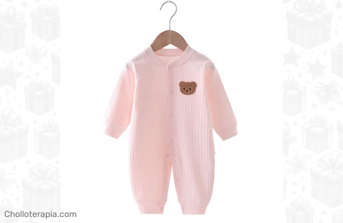 ¡Oferta irresistible! Pelele de algodón para bebé de oso a precio de locura. ¡Corre que vuelan!