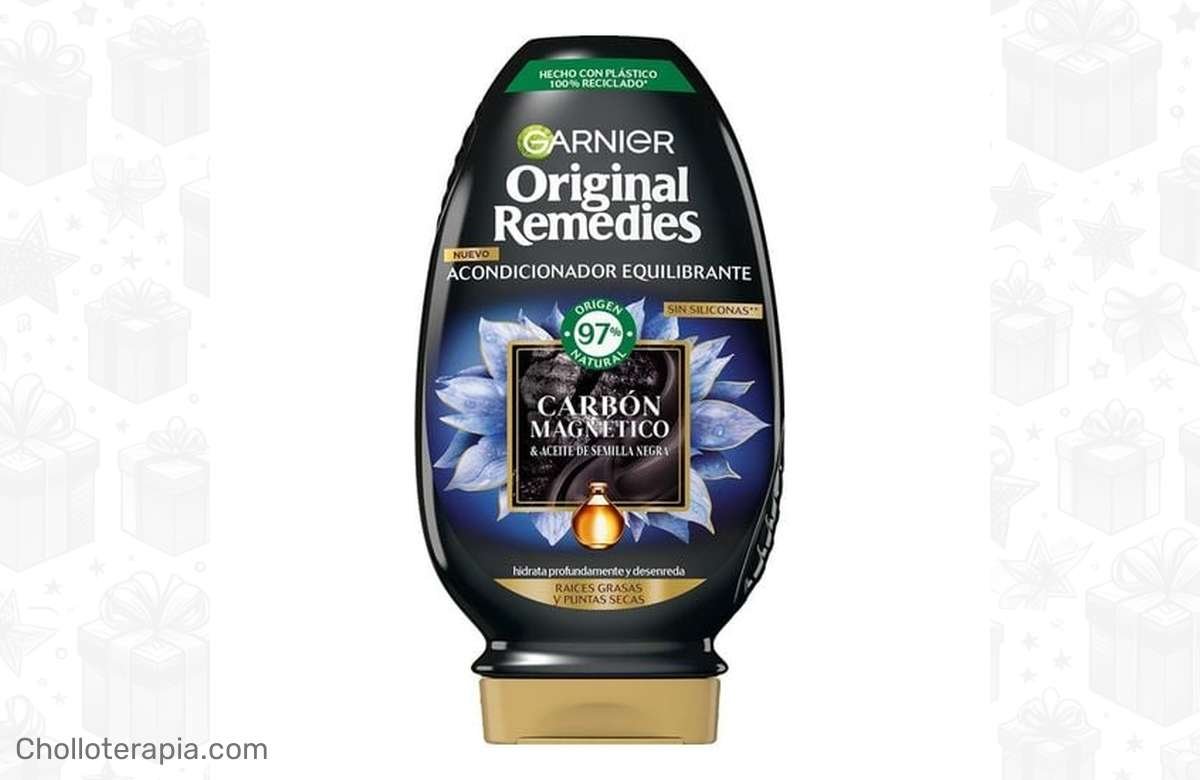 ¡Oferta única! Acondicionador Original Remedies Carbón Magnético a precio de locura