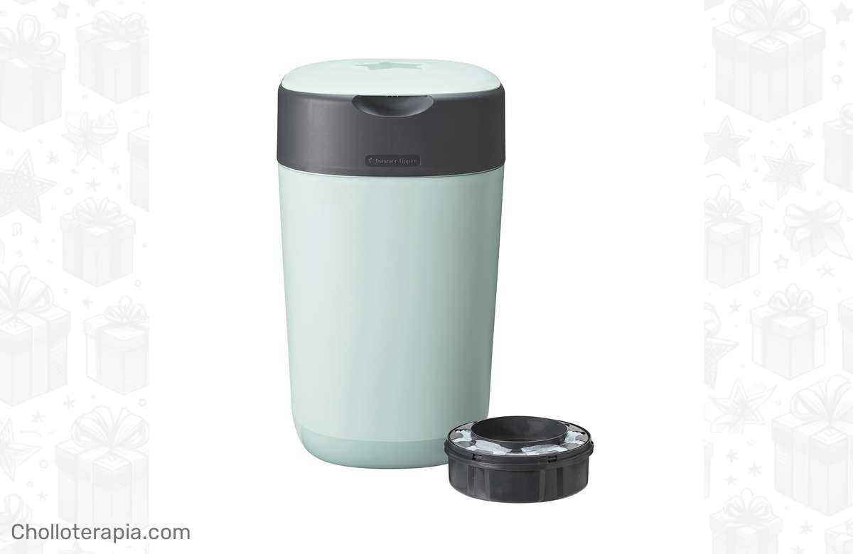 ¡Oferta única! Ahorra tiempo y dinero con el contenedor de pañales Twist & Click de Tommee Tippee