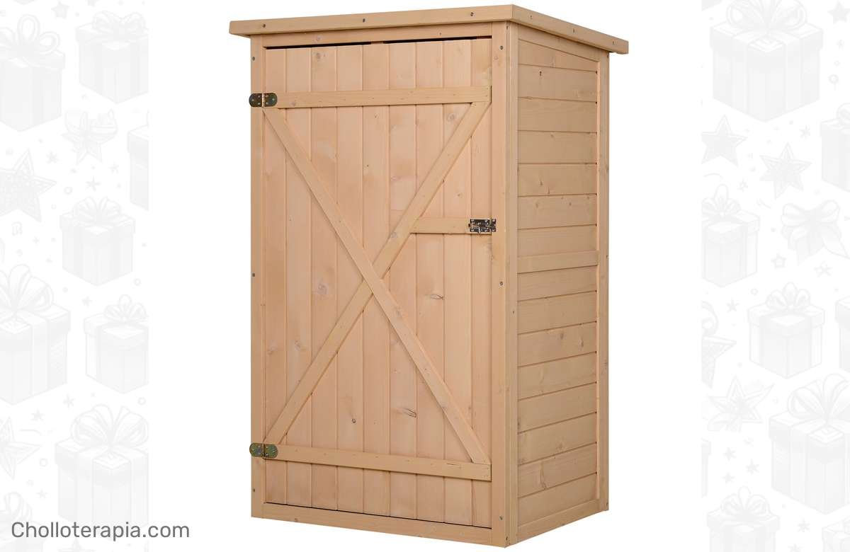 ¡Oferta única! Armario de Jardín de Madera para Herramientas, ¡descuento increíble!