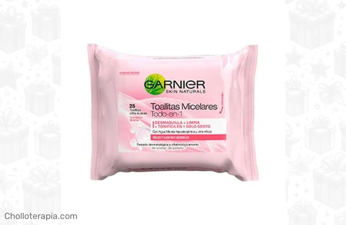 ¡Oferta única! Toallitas Micelares Garnier para pieles sensibles, ¡Limpieza profunda en solo 24h!