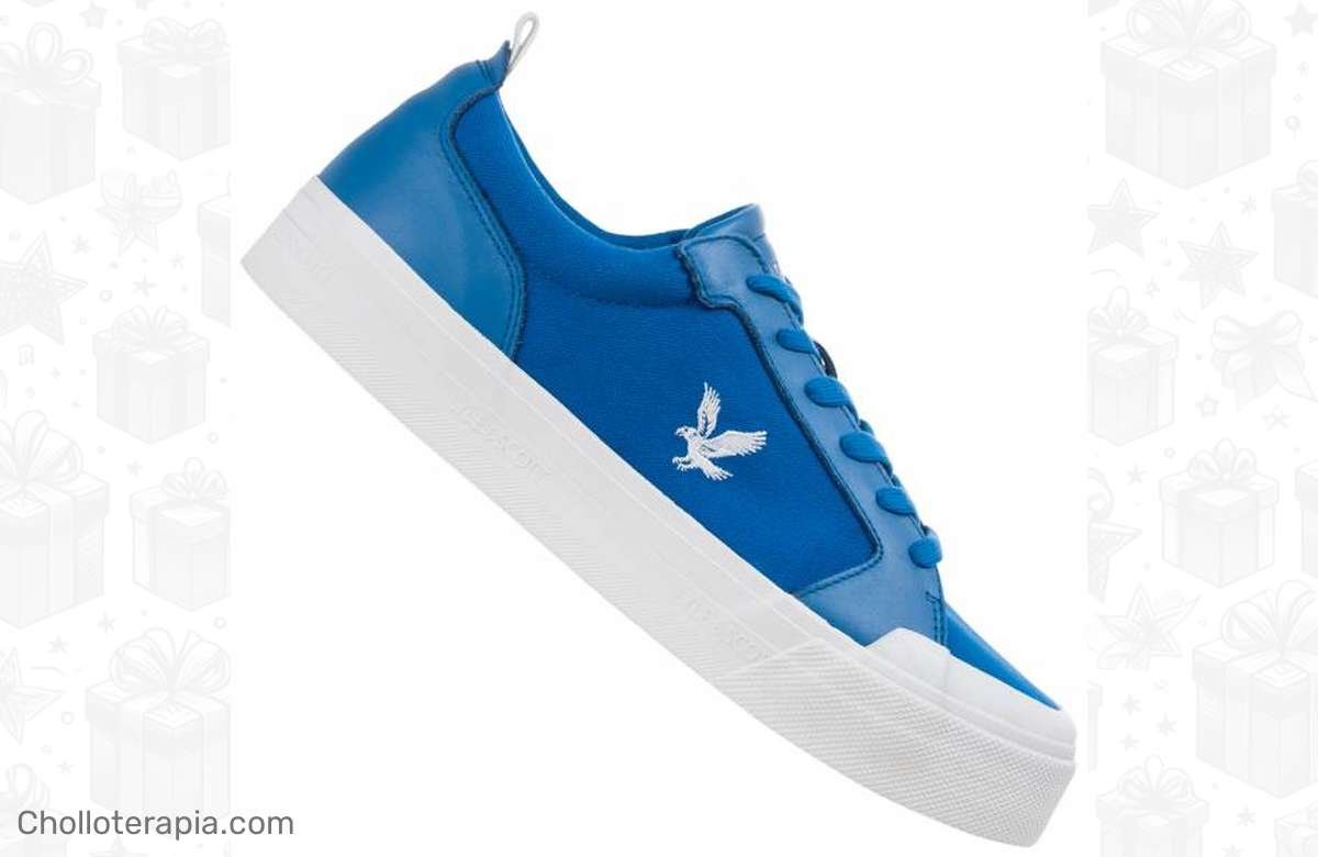 ¡Oferta única en sneakers de piel Lyle y Scott para hombres! ¡Consigue el tuyo ahora!