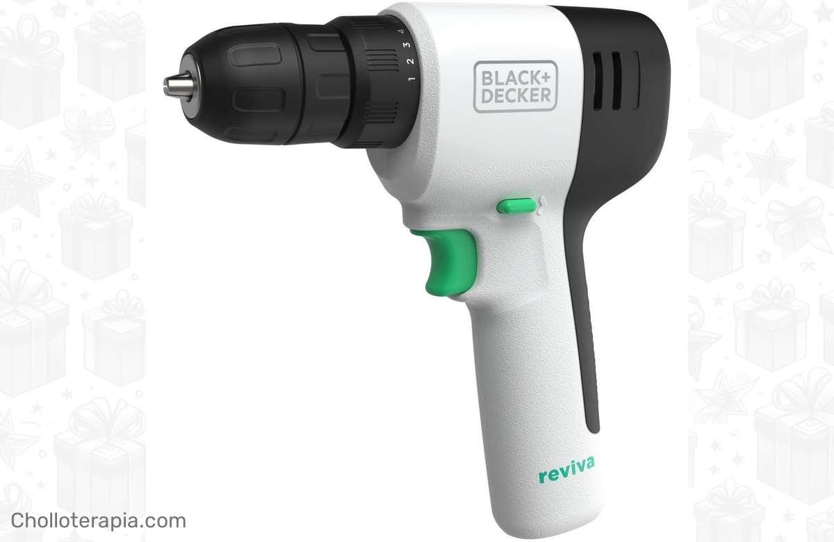 ¡Potencia y estilo en uno solo! Aprovecha la oferta del Taladro Atornillador Black and Decker REVIVA. ¡Corre a por el tuyo!