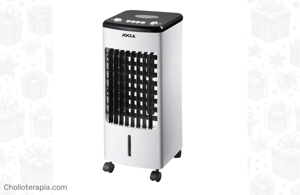 ¡Refresca tus días con el Ventilador Enfriador Portátil Jocca! ¡Potencia y frescura donde quieras!