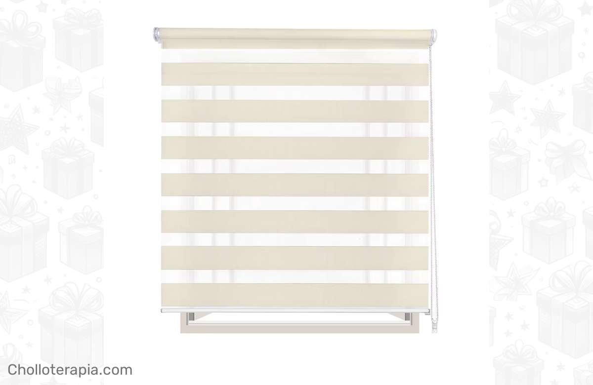 ¡Renueva tu hogar! Estor Enrollable Doble Capa Noche y Día: ¡Dale un toque de estilo a tus ventanas!