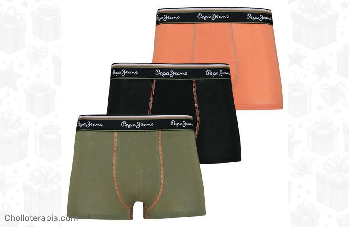 ¡Renueva tu ropa interior con el pack de calzoncillos Pepe Jeans Sven! ¡Oferta de locura, solo por tiempo limitado!