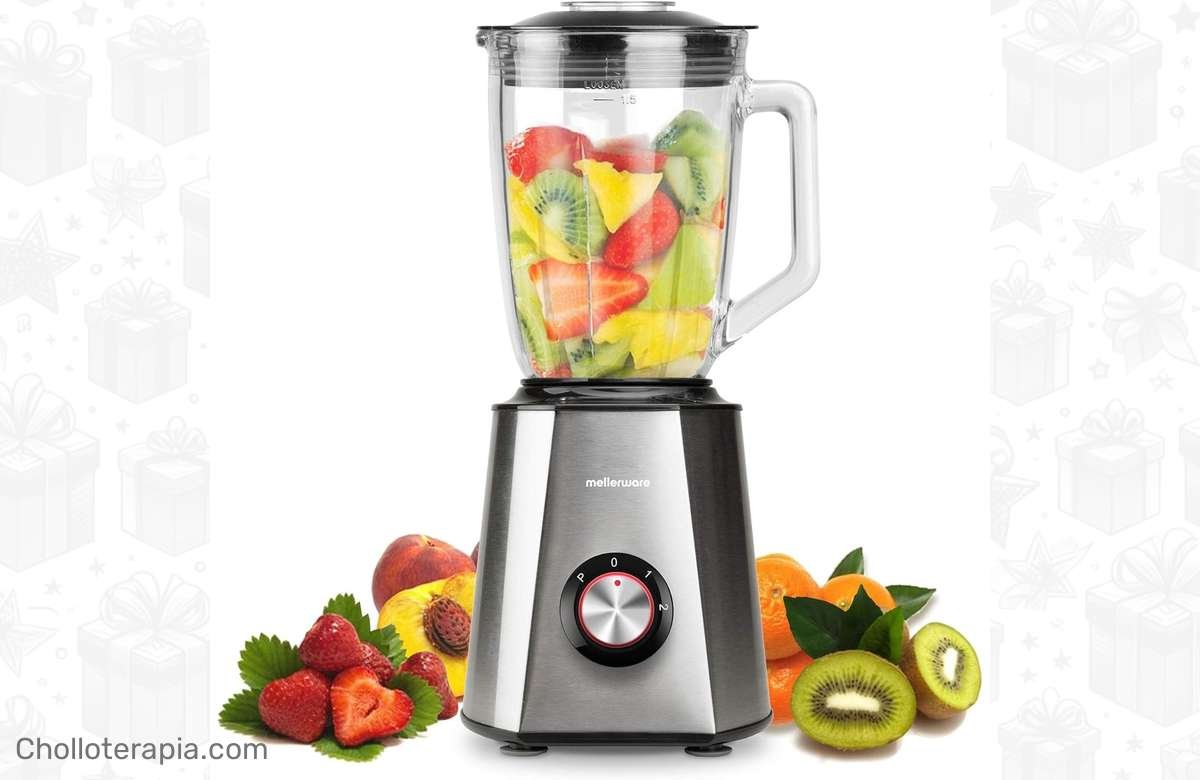 ¡Rocía, mezcla y disfruta con la batidora Mellerware 1500W! ¡No esperes más!