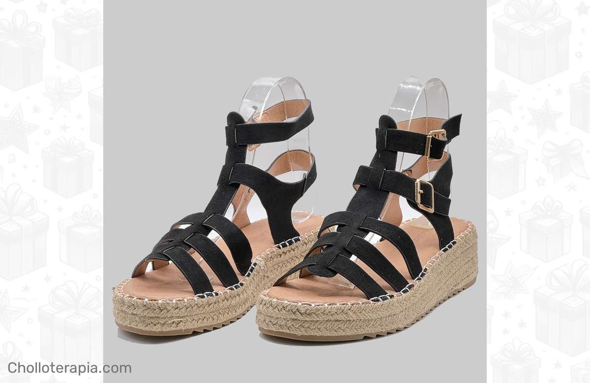 ¡Sandalias plataforma para mujer que te harán brillar como una estrella!