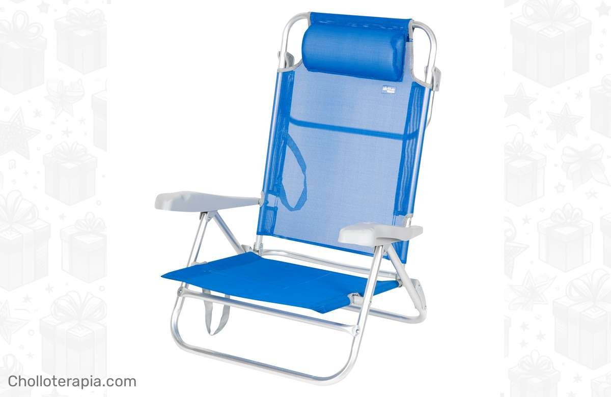 ¡Silla de playa ideal para tus vacaciones! ¡No te quedes sin la tuya!