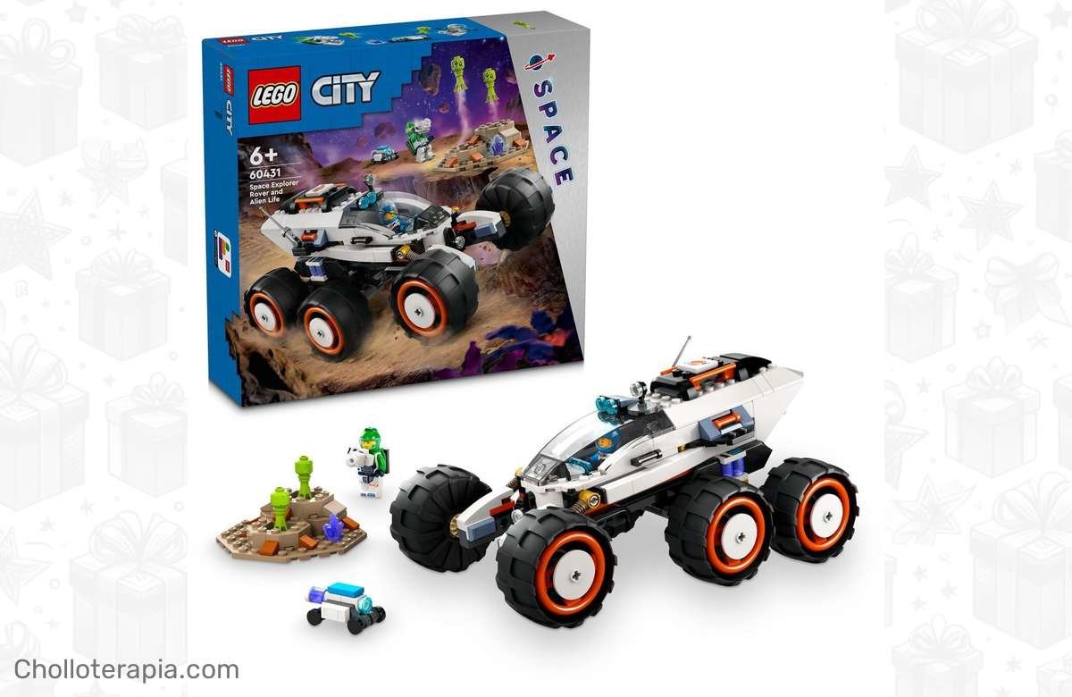 ¡Sorpréndete con el Rover Explorador Espacial LEGO® City y el Set de Vida Extraterrestre! ¡No te lo pierdas!