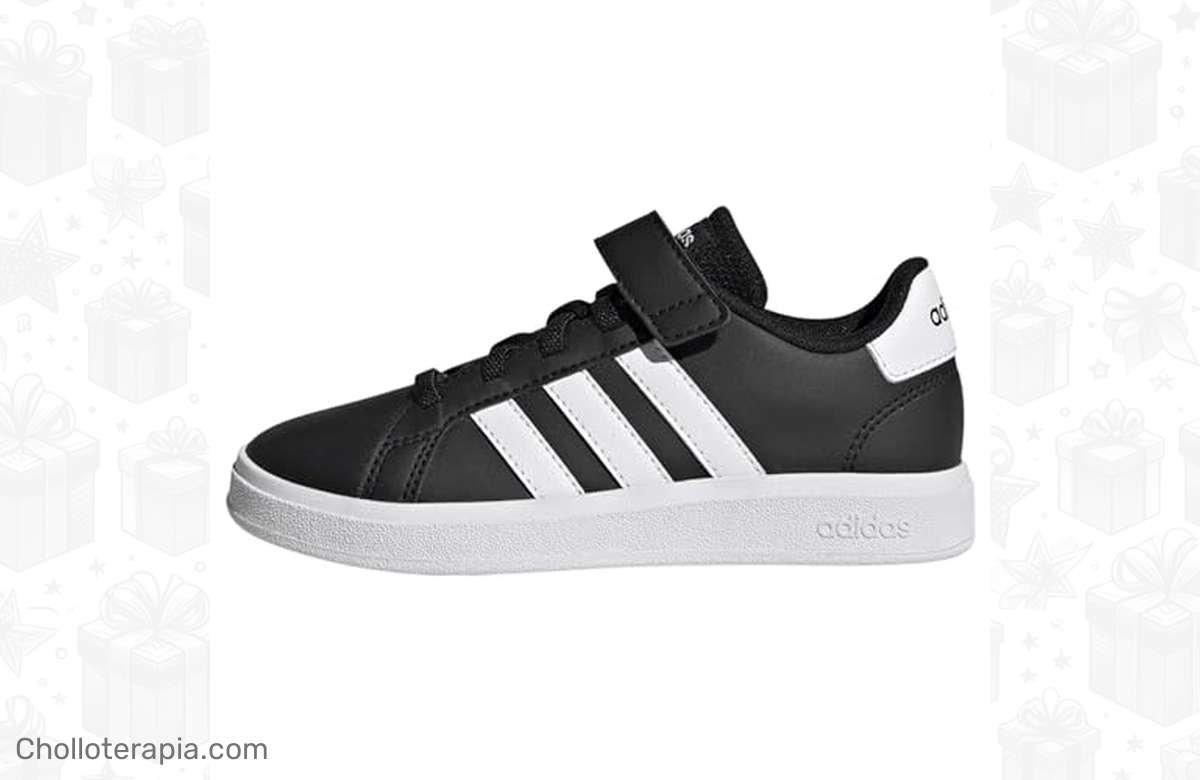 ¡Zapatillas adidas Grand Court con correa para peques! ¡Compra ya con descuento!