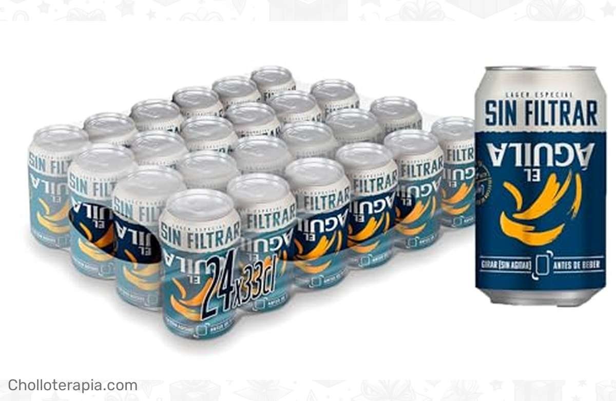 ¡¡24 latas de Cerveza Lager Especial de El Águila a un precio de locura!! ¡No te lo pierdas!