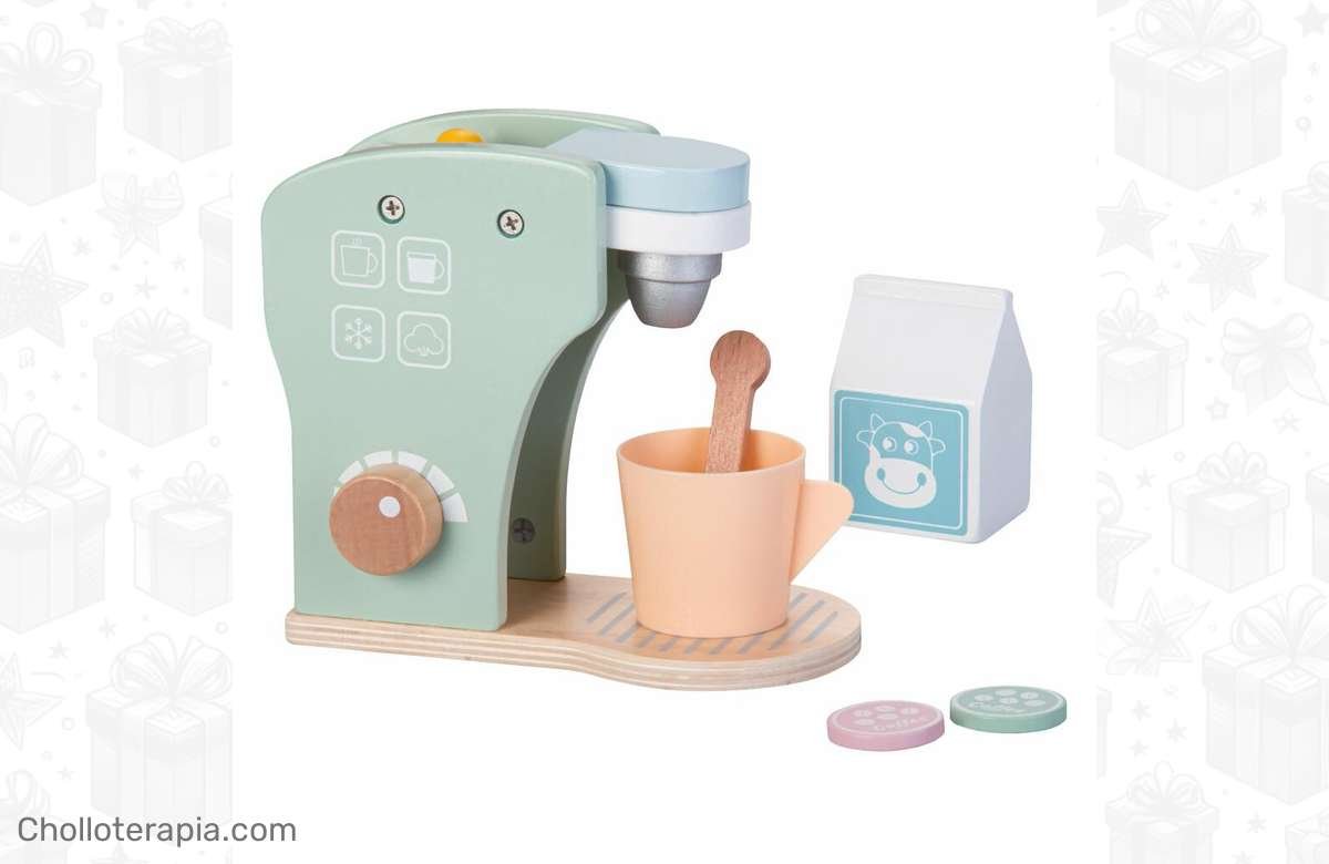 Cafetera Espresso Madera: ¡Descuento exclusivo en juguetes de madera!