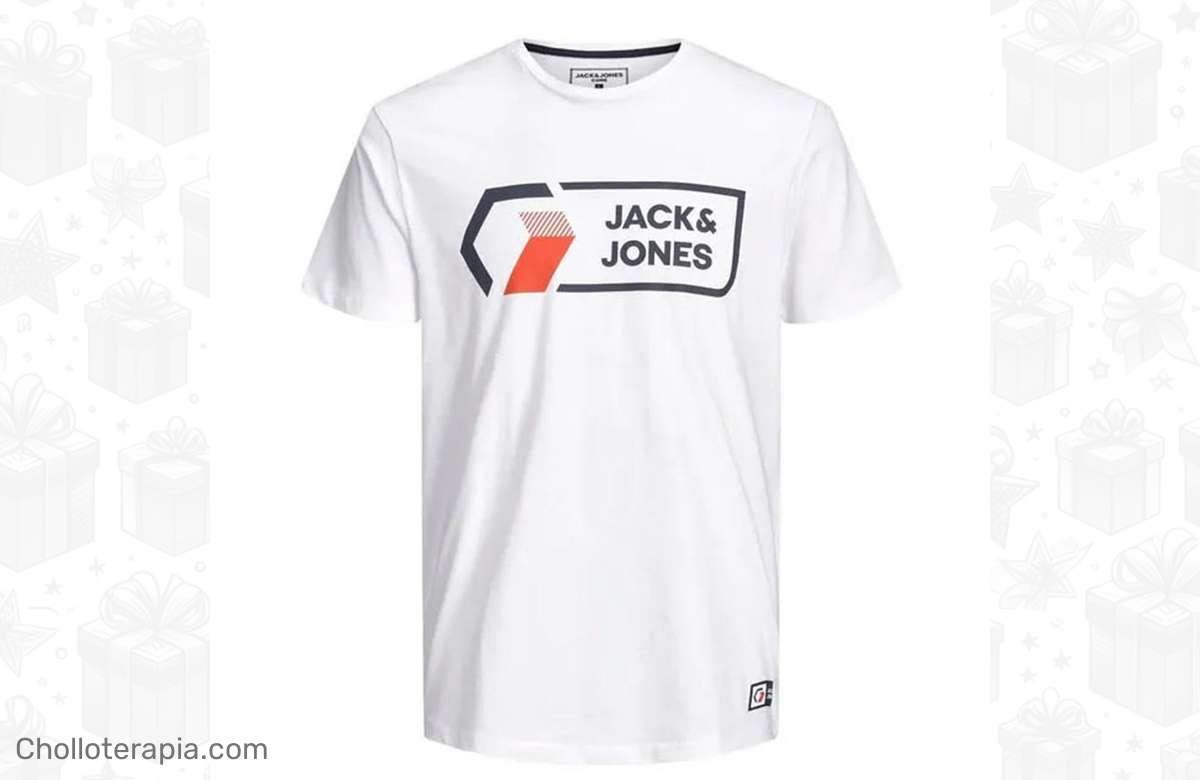 Consigue la camiseta de algodón Jack & Jones para un confort absoluto. ¡Atrápala ya!