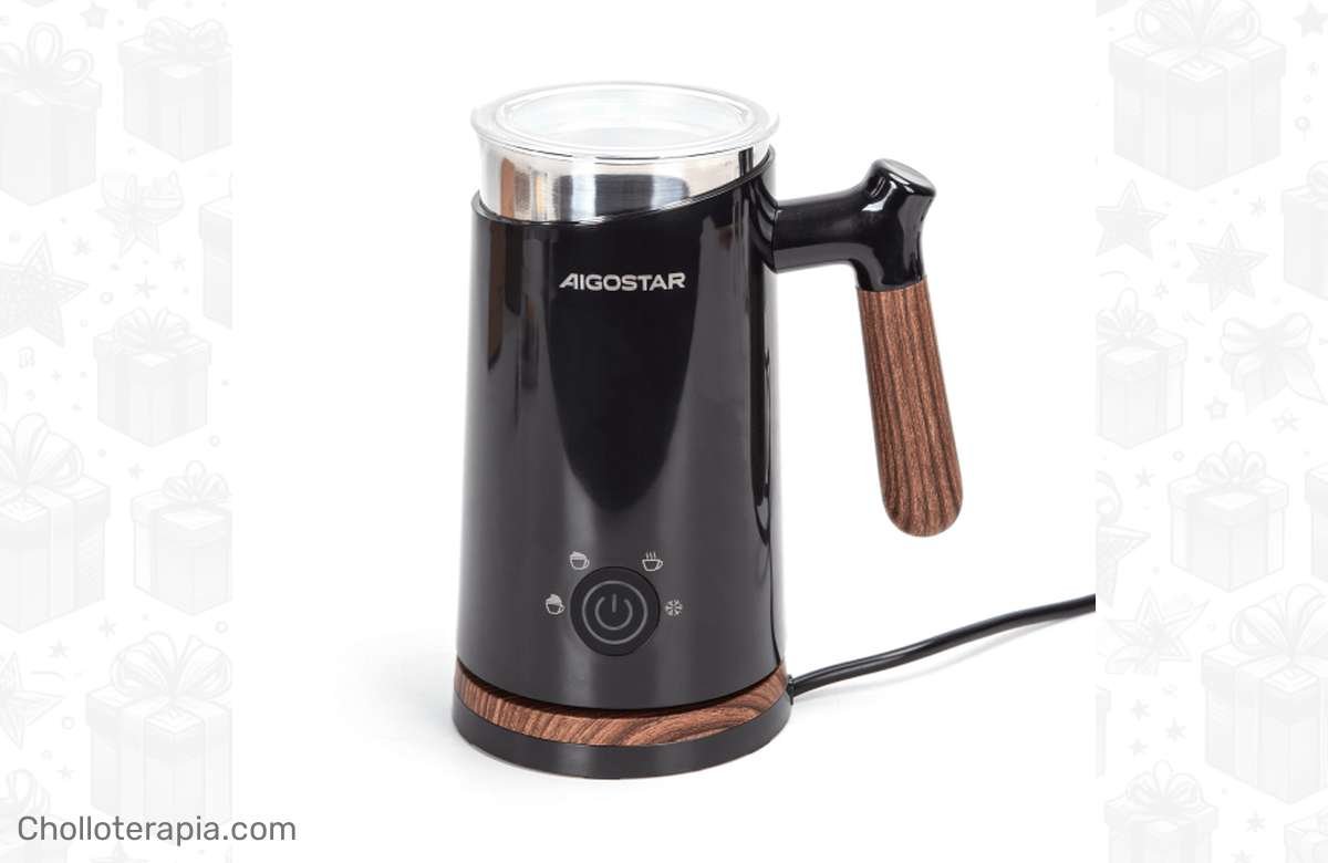 Consigue ya tu Espumador de leche Aigostar Milky 4-en-1 y disfruta de cafés cremosos