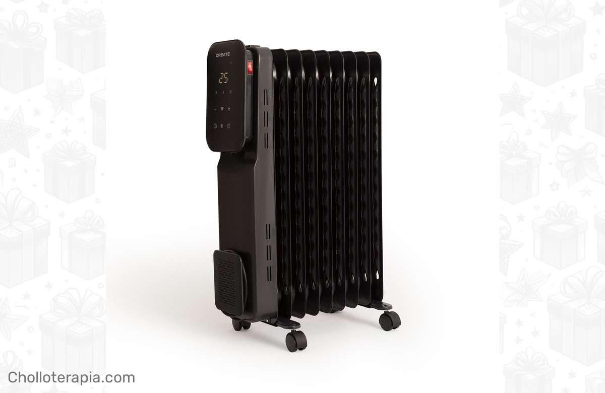 Controla la temperatura de tu hogar desde tu celular con nuestro calefactor eléctrico con Wifi