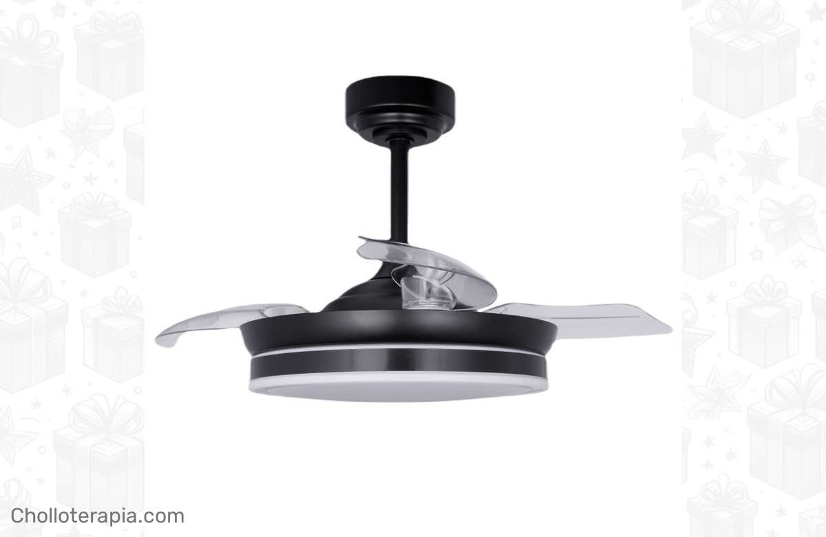 Dale un refresh a tu hogar con el ventilador de techo top de AKUNADECOR. ¡Silencioso, potente, con luz LED y temporizador!
