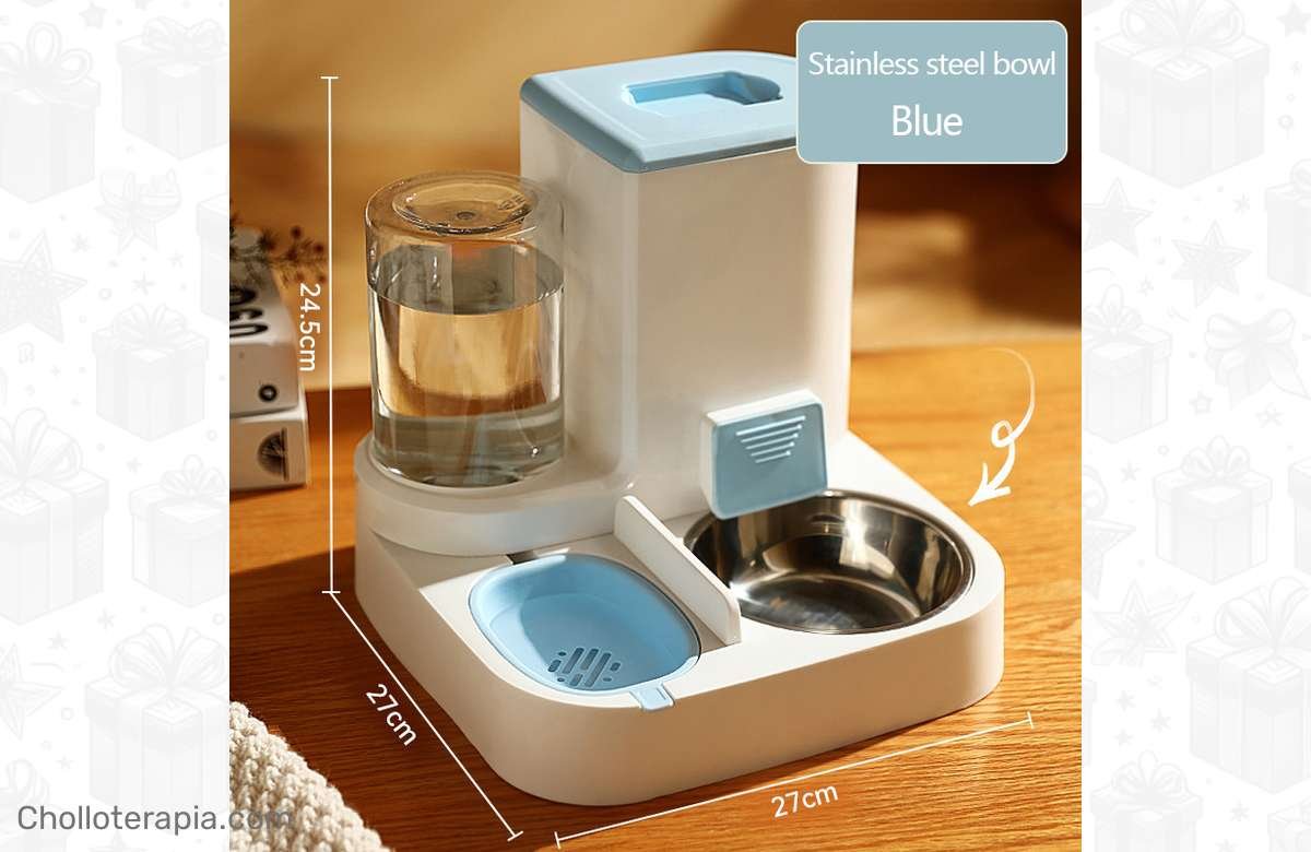 Descubre el alimentador automático perfecto para tu gato ¡No te quedes sin él!