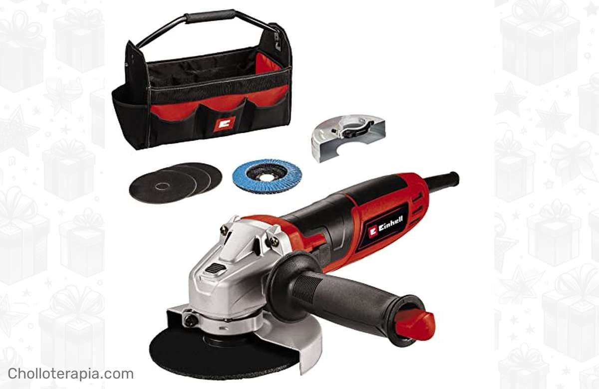 No te pierdas esta ganga: Einhell Amoladora angular TC-AG 125/850 Kit a precio de locura