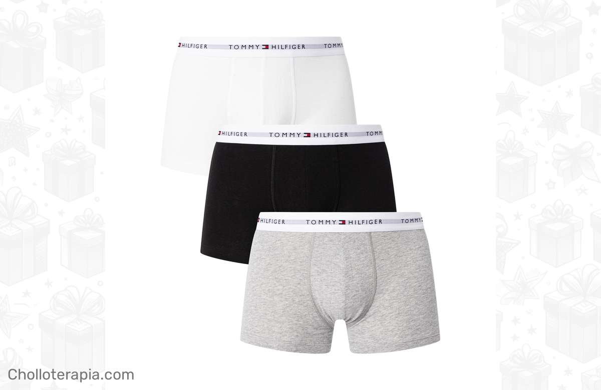¡3 Boxers Tommy Hilfiger para Hombre a precio de locura! ¡Descuento increíble! ¡Aprovecha ya esta oferta única!