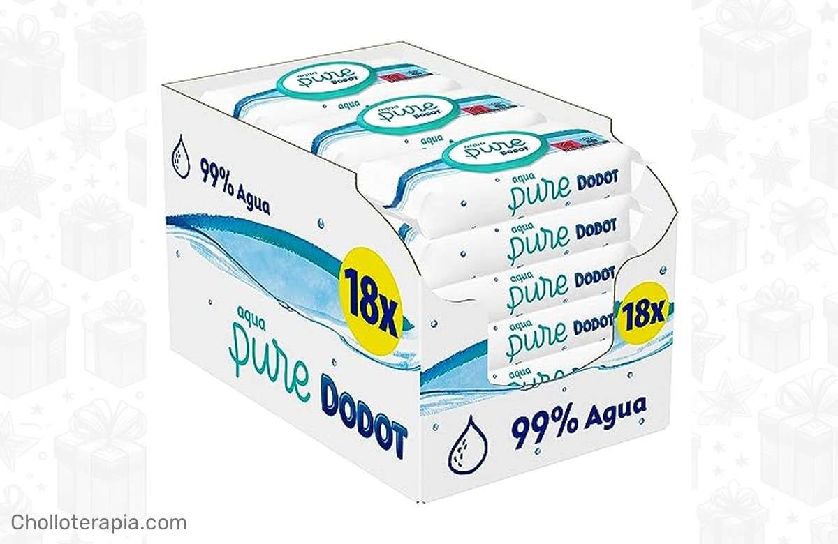 ¡864 toallitas Aqua Pure al mejor precio para mimar a tu bebé!