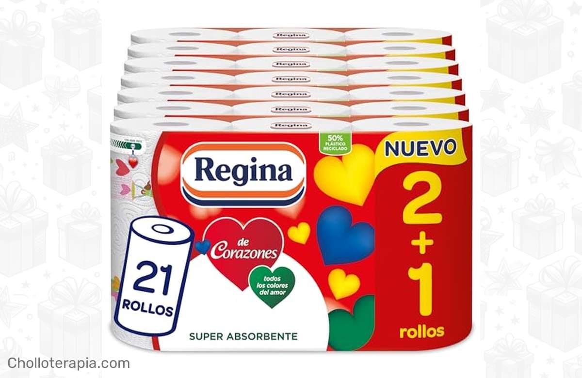 ¡Adiós a los derrames! Papel de cocina Regina De Corazones ¡Solo por tiempo limitado!