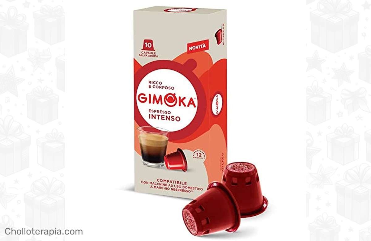 ¡Ahorra en café italiano! 100 cápsulas de café Gimoka para Nespresso a precio de ganga.