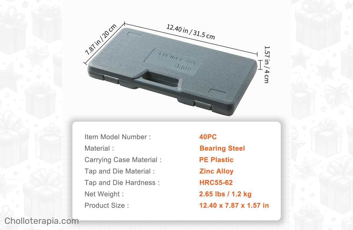 ¡Ahorra en grande! Juego de machos y troqueles VEVOR, la herramienta clave para cortes de roscas internas y externas. ¡Aprovecha ya!