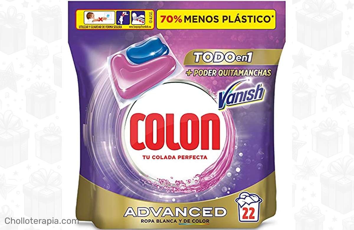¡Ahorra tiempo y dinero con Colon Detergente Cápsulas!