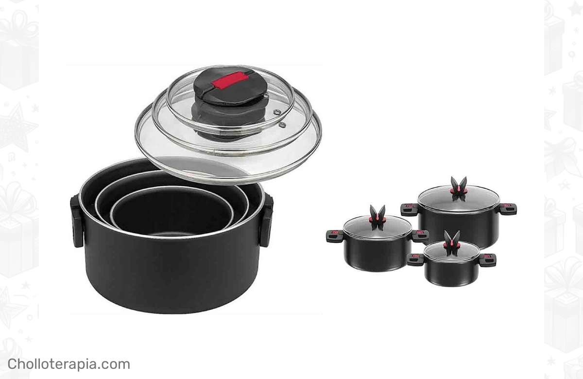 ¡Ahorra ya con el set de ollas Ballarini ® a precio de locura!