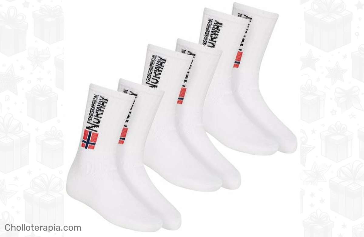 ¡Ahorra ya con este pack de calcetines deportivos Geographical Norway!