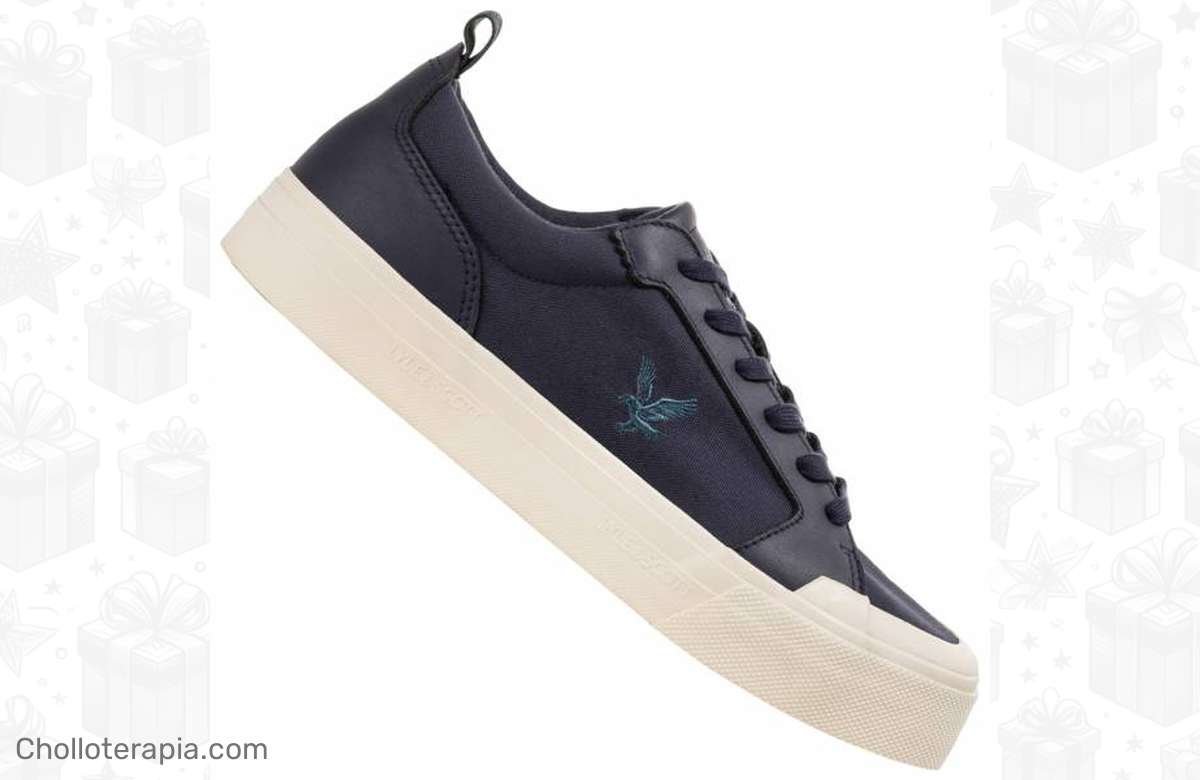 ¡Aprovecha el descuento increíble en sneakers de piel Lyle y Scott ahora!
