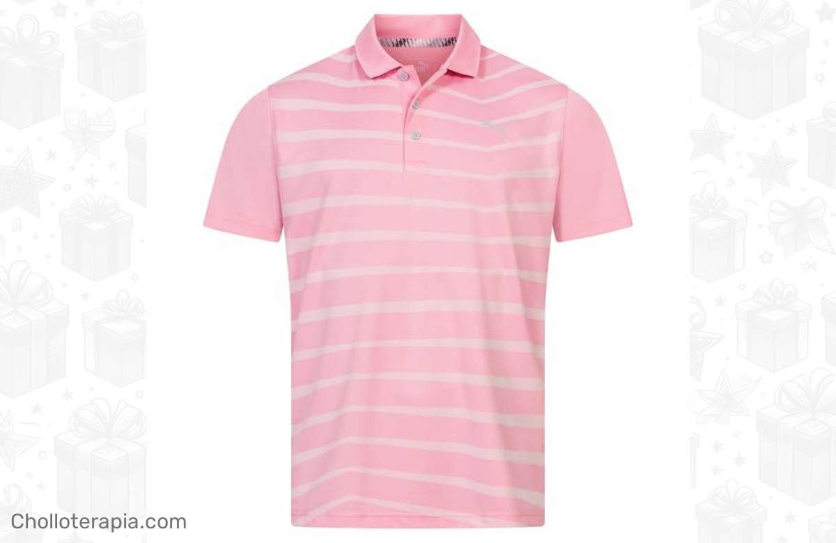 ¡Aprovecha este descuento increíble en el PUMA Alterknit Prismatic Polo de golf para hombres!