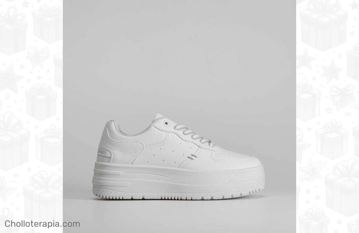 ¡Aprovecha la oferta de la plataforma deportiva básica blanca NYC a precio de infarto!