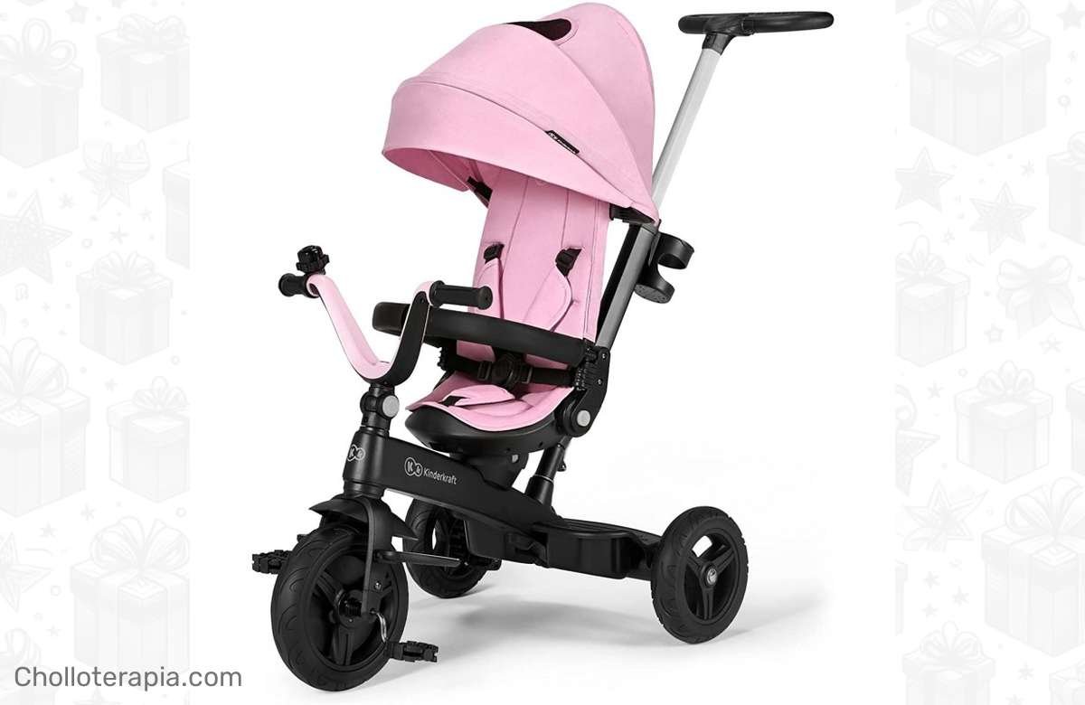 ¡Aprovecha ya el triciclo reclinable de Kinderkraft para tus hijos!