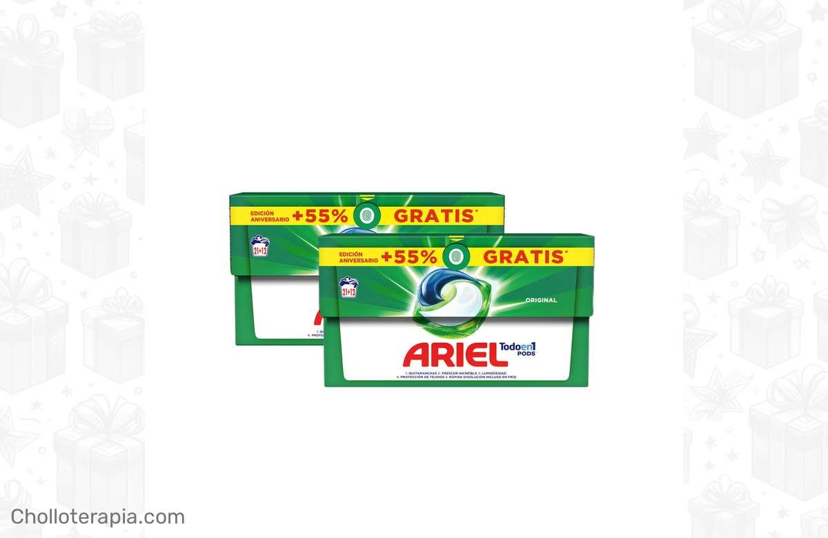 ¡Arield Detergente Líquido: 66 dosis a precio de locura! ¡Compra ya!