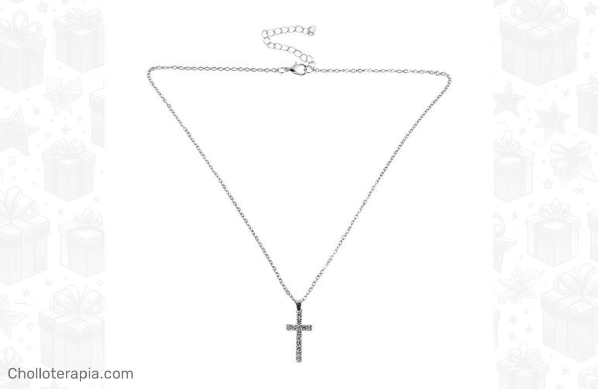 ¡Atrapa tu collar con colgante de cruz antes de que se agote!
