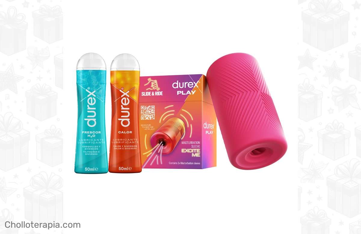 ¡Atrévete a probar el Durex Pack Masturbador SLIDE & RIDE y vive sensaciones únicas!