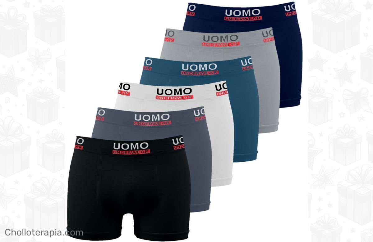 ¡Calzoncillos para hombre NAKLOE! Llévate la comodidad y estilo que necesitas al mejor precio. ¡No te quedes sin ellos!