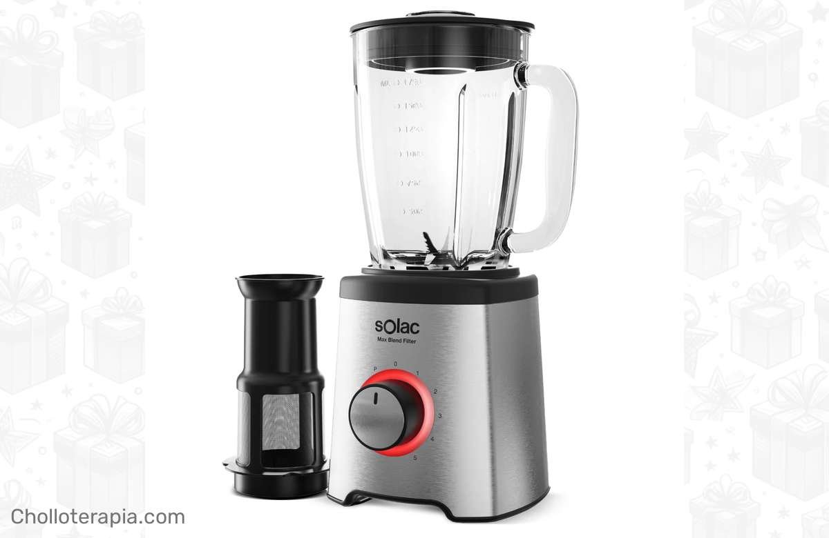 ¡Consigue la poderosa batidora Solac Max Blend Filter con un descuento increíble!
