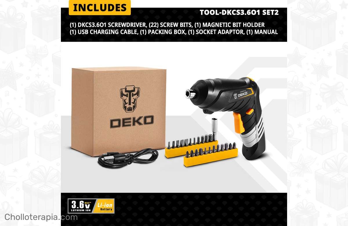 ¡Consigue tu DEKO Taladro Eléctrico sin Cable al mejor precio!