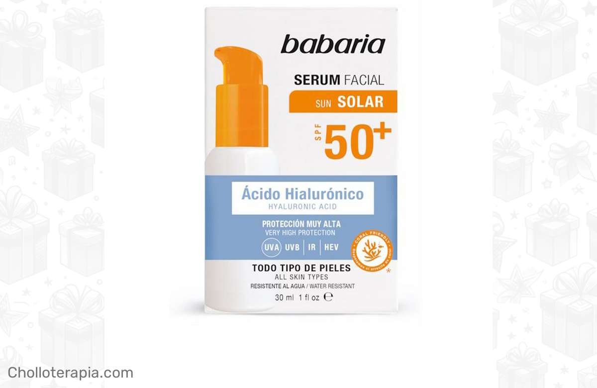 ¡Consigue tu Solar Babaria Serum Facial SPF50+ con ácido hialurónico y protege tu piel al máximo! ¡Aprovecha esta oferta especial!