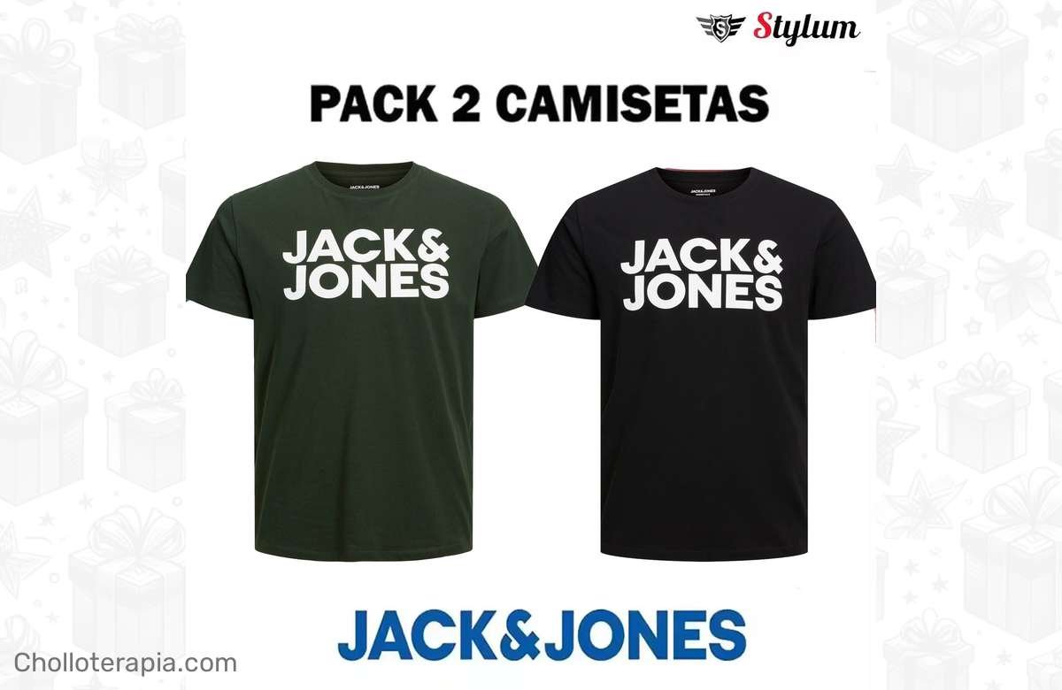 ¡Consigue tu pack de camisetas Jack & Jones al mejor precio!