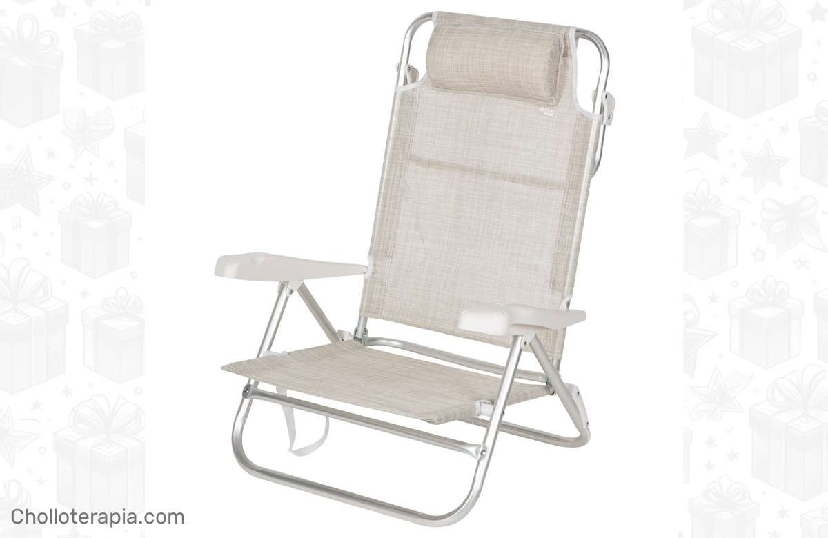 ¡Consigue tu silla de playa plegable AKTIVE y vive el verano al máximo!