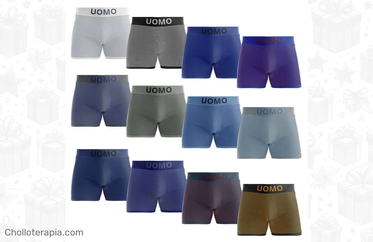 ¡Consigue ya tu Pack de 12 calzoncillos NAKLOE para hombre a precio de locura!