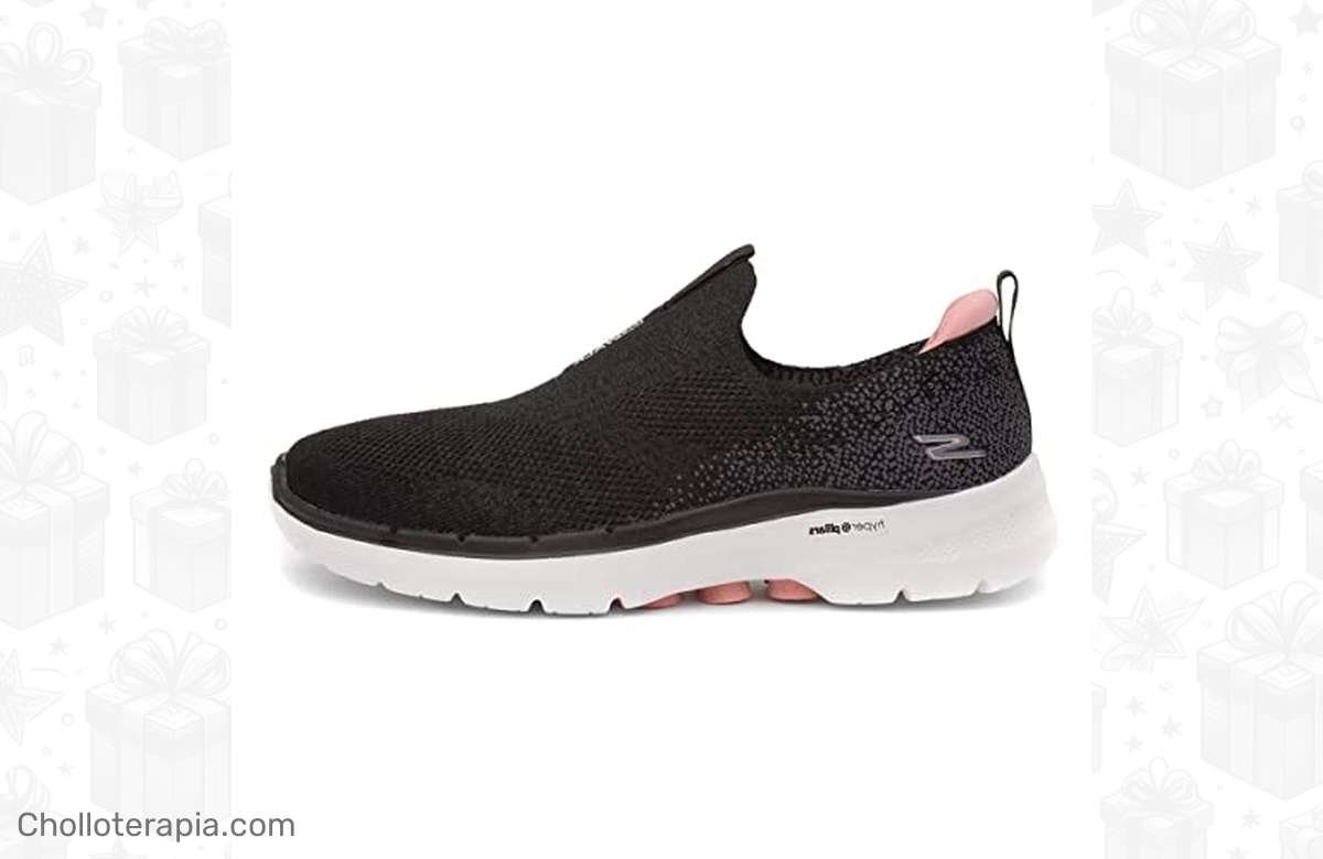 ¡Corre antes de que se agoten! Zapatillas Skechers Go Walk 6 Glimmering, la súper oferta que no puedes dejar pasar.